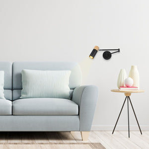 Aplique de pared nórdico extensible "LOGAN" - E27 G45 - Barcelona Led-Decoración