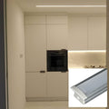 Aluminium inbouwprofiel voor LED strip met diffuser - 2 afdekkingen - 23x15mm - 2 meter 4