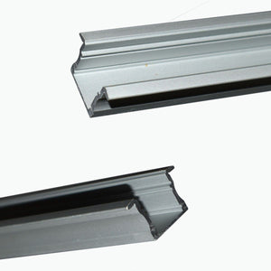 Perfil de aluminio empotrable para tira LED con difusor - 2 tapas - 23x15mm - 2 metros (5)