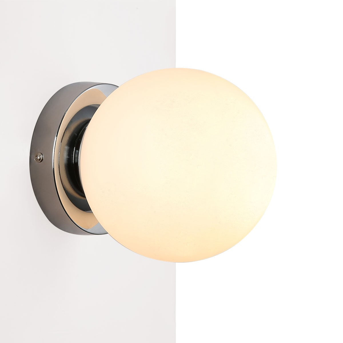 Aplique de pared bola cristal "AVA" - E27 - IP44 & Aplique de pared bola cristal "AVA" - E27 - IP44