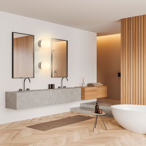 Aplique de pared bola cristal "AVA" - E27 - IP44 - Barcelona Led-Decoración
