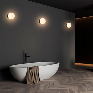 Aplique de pared bola cristal "AVA" - E27 - IP44 - Barcelona Led-Decoración