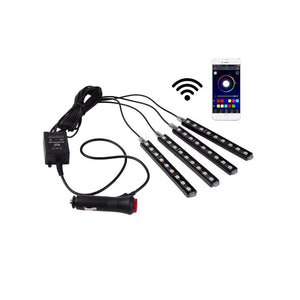 Kit para automóvil LED RGB 12V - Control desde el móvil por bluetooth / WIFI (5)