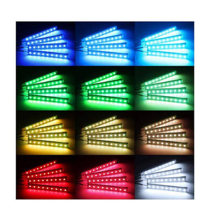 Kit para automóvil LED RGB 12V - Control desde el móvil por bluetooth / WIFI (6)