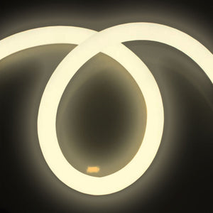 Neón LED flexible circular - 24V DC - Instalación sobre superficie - Ø20mm - 5 metros - 13W/m - Kit completo - IP67 - Barcelona Led-