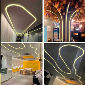 Neón LED flexible circular - 24V DC - Instalación sobre superficie - Ø20mm - 5 metros - 13W/m - Kit completo - IP67 - Barcelona Led-
