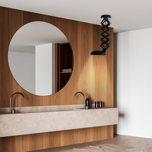 Lámpara de techo vintage extensible - E27 (12)