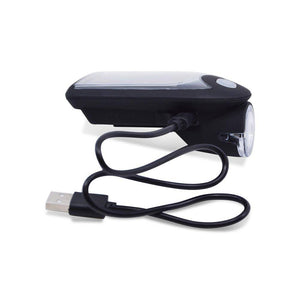 Lámpara para bicicleta USB solar 240lm (2)