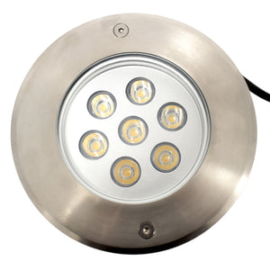 Baliza LED empotrable en suelo 7W -Blanco cálido - Ø15cm- IP67 - 220v - Barcelona Led-