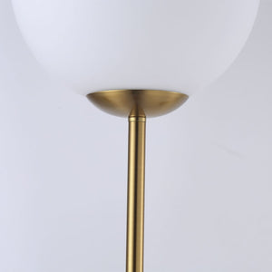 Lámpara de pie bola cristal "BAILEY" - E27 (2)