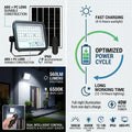 Solar projector with panel and remote control - 40W - 6500K - IP65 3