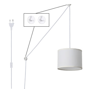 Lámpara colgante decorativa "KIM" - Con cable y enchufe - E27 (9)