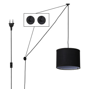 Lámpara colgante decorativa "KIM" - Con cable y enchufe - E27 (22)