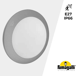 Aplique de pared o techo con sensor FUMAGALLI BERTA E27 - Barcelona Led-Decoración