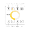 Contrôleur CCT Dual White pour rubans LED avec panneau tactile RF - 5-24V/DC 3