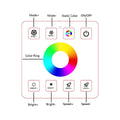 Contrôleur RGBW pour rubans LED avec panneau tactile RF - 5-24V/DC 3