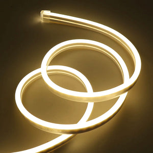 Neón LED flexible 24V DC - 4x10mm - 5 metros - Kit completo - IP67 - 11W/m - Curvatura lateral (13)