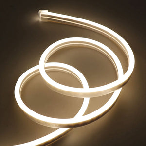 Neón LED flexible 24V DC - 4x10mm - 5 metros - Kit completo - IP67 - 11W/m - Curvatura lateral (20)
