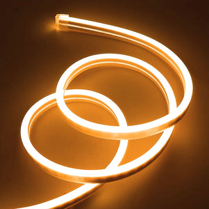 Neón LED flexible 24V DC - 4x10mm - 5 metros - Kit completo - IP67 - 11W/m - Curvatura lateral (42)