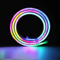 RGB Flexible LED Neon - 24V/DC 4x10mm - 5 meters - Complete Kit - IP67 - 20W/m - Side bend 5