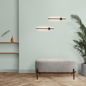 Aplique de pared minimalista lineal "MARKEL" 10W - Blanco Cálido (16)