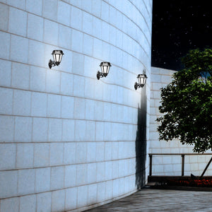 Farola solar de jardín aplique de pared "BISSO/ROSETTA" con sensor PIR - 2 modos de funcionamiento - 4000K (6)