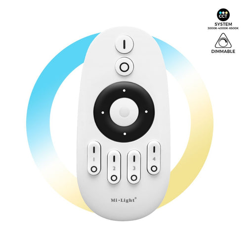 Afstandsbediening LED Monocolor/CCT - 4 Zones- FUT007- Mi Light - Mi Boxer