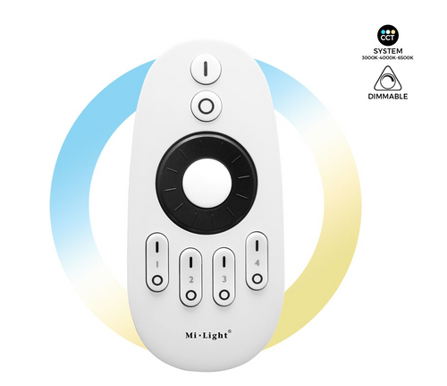 Fernbedienung LED Einfarbig/CCT - 4 Zonen - Drehdimmer - FUT006 - MiLight - MiBoxer