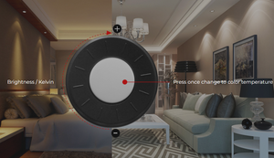 Mando a distancia LED Monocolor/CCT - 4 Zonas -Rueda giratoria - FUT006 - Mi-Light (6)