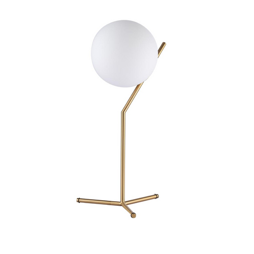 Crystal ball table lamp