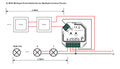 Mini Regulator (RF + PUSH) Single Color Triac 400W max. 230V (1 channel) SUNRICHER - Perfect RF 2