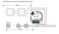 Μίνι ελεγκτής (RF + PUSH) Μονόχρωμο Triac 400W max. 230V (1 κανάλι) SUNRICHER - Perfect RF 2
