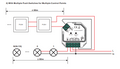 Μίνι ελεγκτής (RF + PUSH) Μονόχρωμο Triac 400W max. 230V (1 κανάλι) SUNRICHER - Perfect RF 2