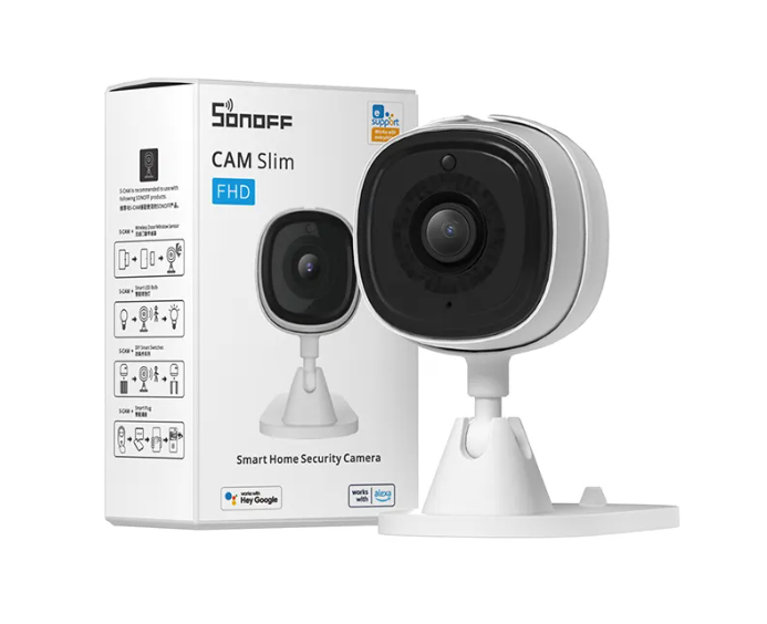 Cámara de seguridad SONOFF CAM Slim Smart - WIFI - 1080P - FHD - Alarma - Sensor de movimiento