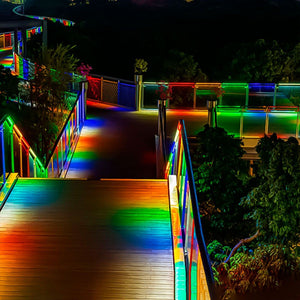 Neón LED flexible circular RGB - 24 V - Instalación sobre superficie - Ø20mm - 5 metros - 22W/m - Kit completo - IP67 (21)