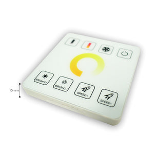 Controlador CCT blanco dual para tiras LED con panel táctil RF - 5-24V/DC (5)