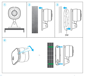 Cámara de seguridad SONOFF CAM Slim Smart - WIFI - 1080P - FHD - Alarma - Sensor de movimiento - Barcelona Led-