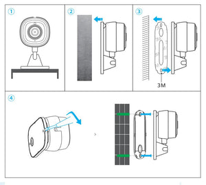 Cámara de seguridad SONOFF CAM Slim Smart - WIFI - 1080P - FHD - Alarma - Sensor de movimiento (10)