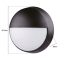 Circular outdoor wall light - IP54 - 110º - 10W 4