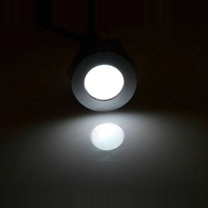 Kit 6 focos LED empotrables en suelo Ø58x9mm 0,5W 12V-DC IP67 - Barcelona Led-