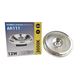 Bombilla LED AR111 G53 12W - 12V - 45º - Barcelona Led-