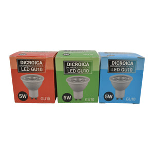 Bombilla LED colores GU10 - 5W - Barcelona Led-