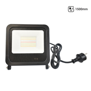 Proyector LED exterior RGBW con mando - IP65 - 120º- 50W (5)
