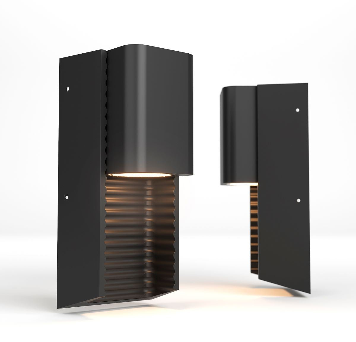Aplique de pared exterior en aluminio "WINNIE" - IP44 - GU10 (1)