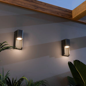 Aplique de pared exterior en aluminio "WINNIE" - IP44 - GU10 (4)