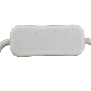 Casquillo E27 con cable de PVC, interruptor y enchufe - Barcelona Led-