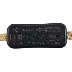 Casquillo E27 con cable de yute trenzado, interruptor y enchufe (7)
