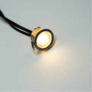 Kit 6 focos LED empotrables en suelo 0,3W 12V-DC IP67 (17)