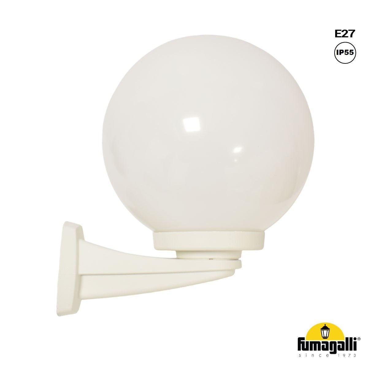 Aplique de pared exterior esfera FUMAGALLI "Nardo/G250" - E27 (1)