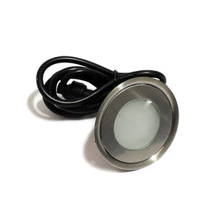 Kit 6 focos LED RGB empotrables en suelo Ø58x9mm 0,5W 12V-DC IP67 - Barcelona Led-